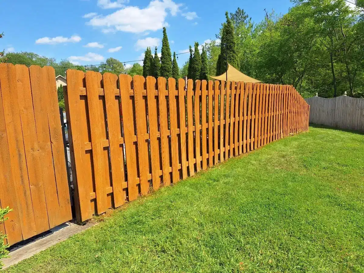 Stained Fence Carmel IN