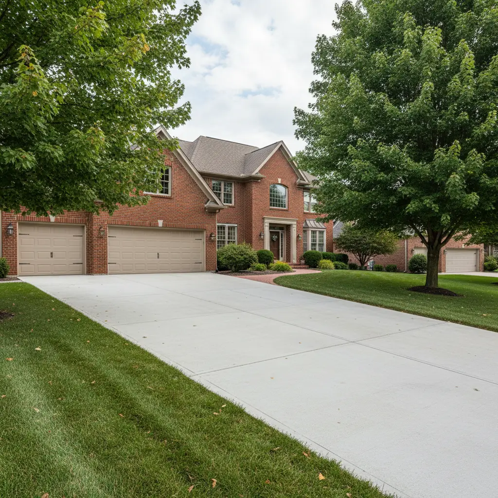 Concrete and wood sealing project in Zionsville, Indiana